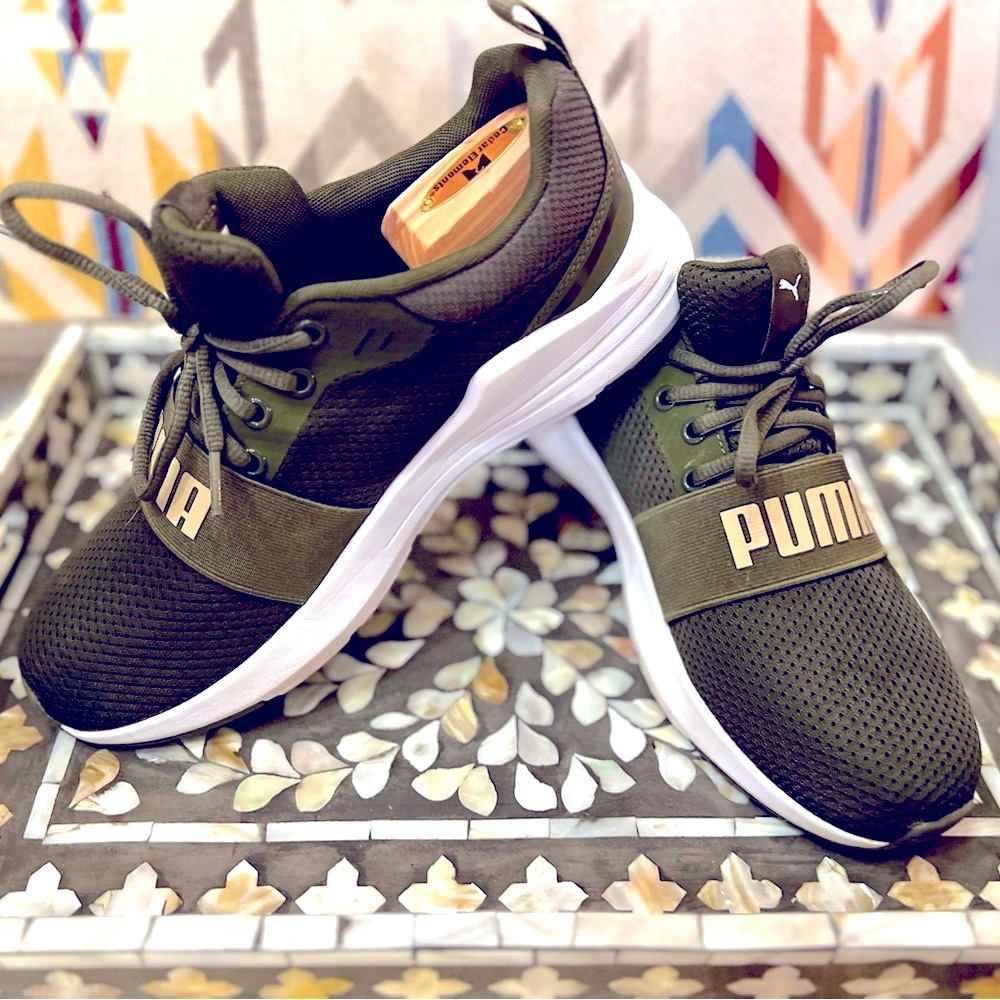 PUMA Wired Mens Running, US Mens Size 9.5, Military Green- Sold Out Everywhere